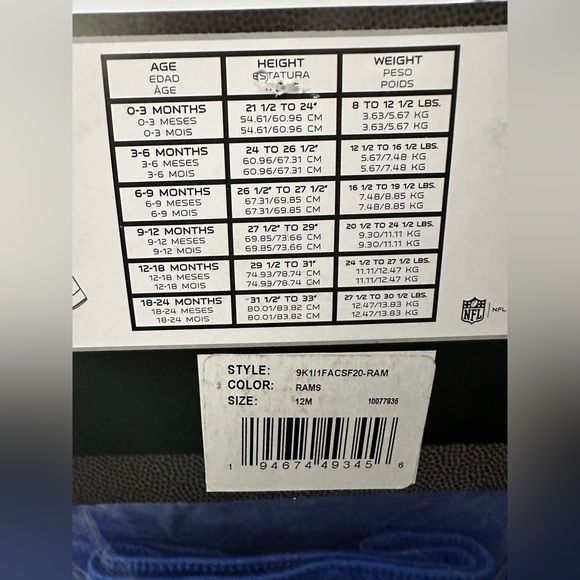 NFL LA Rams Cheerleader Set - Picture 4 of 4